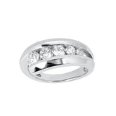 14K Gold Bezel Set Diamond Journey Ring (0.31 ctw) fine designer jewelry for men and women
